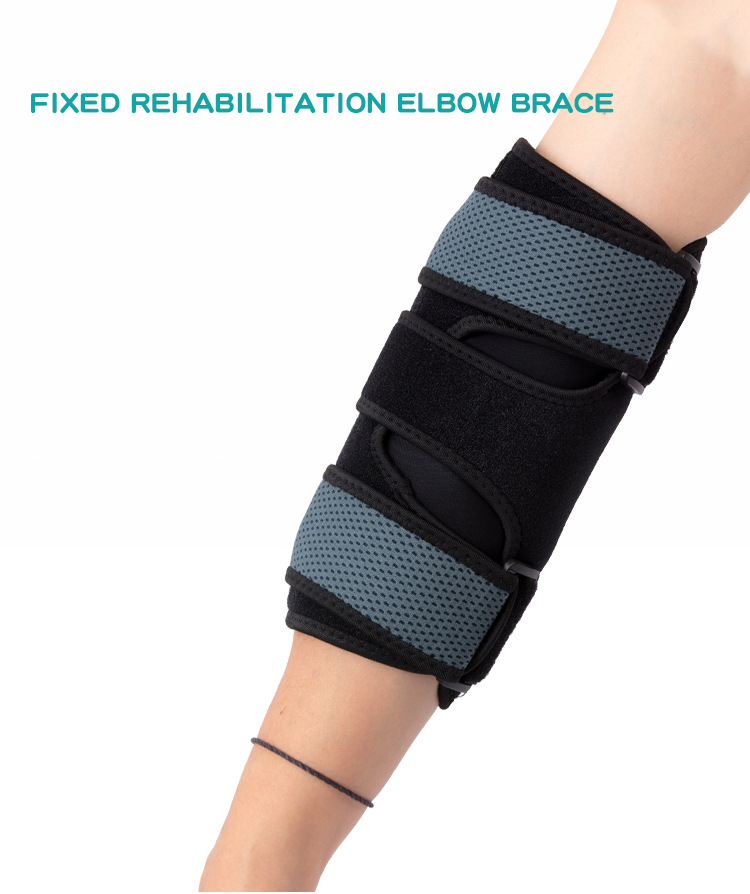 outdoor sports Elbow Pads With Steel Plate Support Breathable Adjustable Elbow Protector Manufacturing & Supply Trade