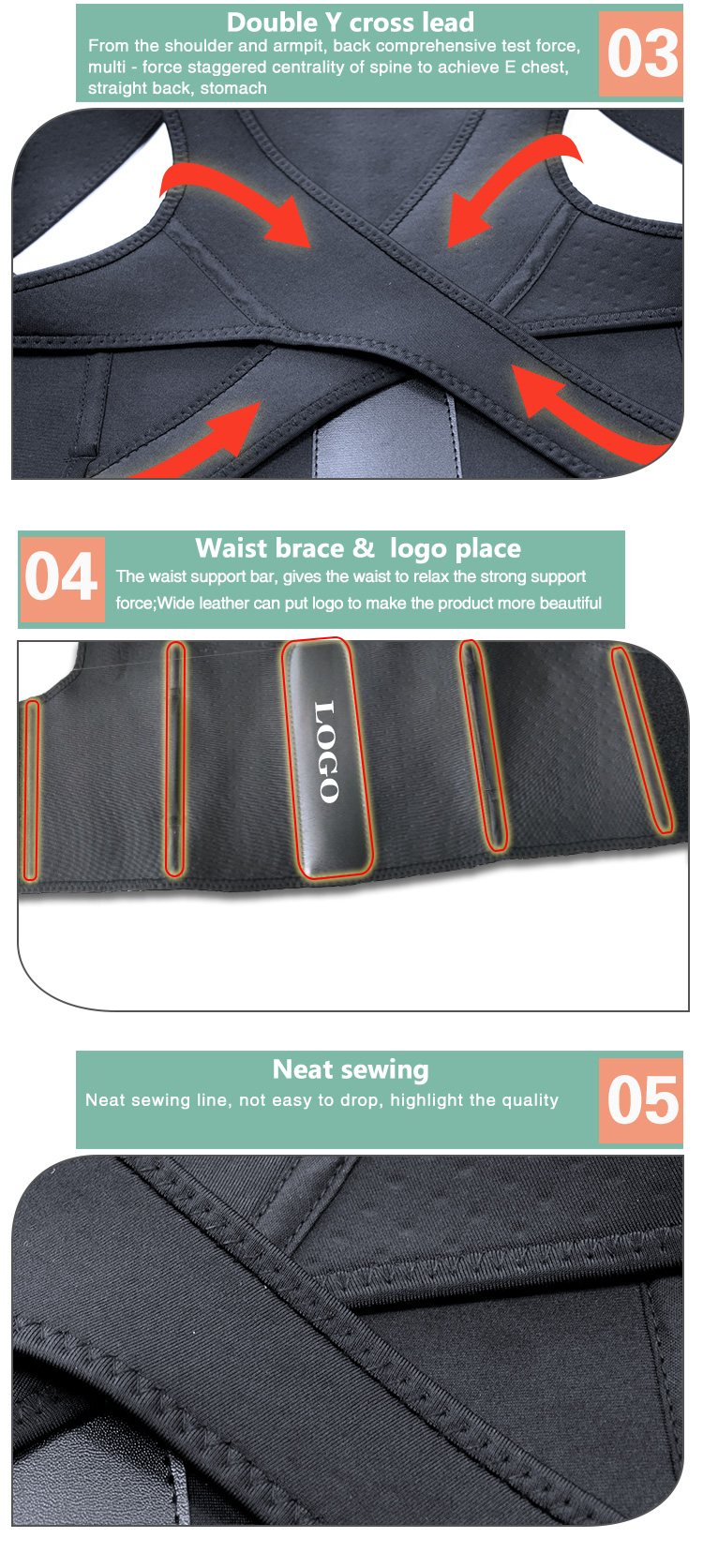 strong hook posture strap and posture corrective brace and back brace posture corrector for women Factory Authorized Wholesale Sourcing