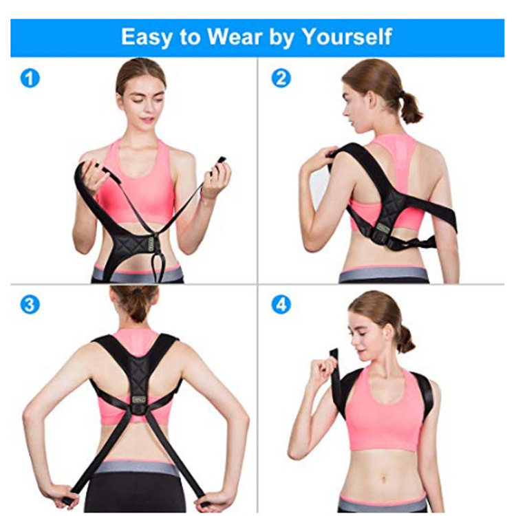 unisex Adjustable posture corrector de postura correct bad posture belt shoulder Low-Cost Manufacturing