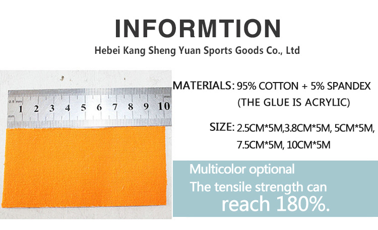 wholesale multicolor kinesiology sports tape Waterproof kinesiology Tape muscle sports tape Manufacturing Firm Solutions