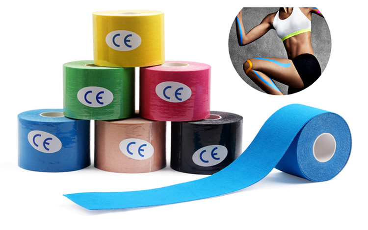 wholesale multicolor kinesiology sports tape Waterproof kinesiology Tape muscle sports tape Manufacturing Firm Solutions