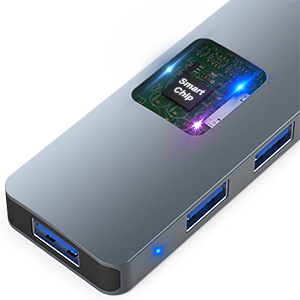 BENFEI USB 3.0 Hub 4 Port, Ultra-Slim USB Hub with 1 Meter Extended Cable, Compatible for MacBook, Mac Pro, Mac Mini, iMac China Factory Supply