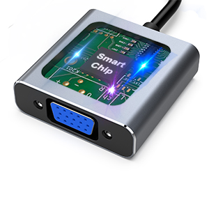 BENFEI USB 3.0 to VGA Adapter, USB 3.0 to VGA Male to Female Adapter for Win11, Win10, Win8.1, Win8, Win7(Not for Mac) Factory to Consumer Services