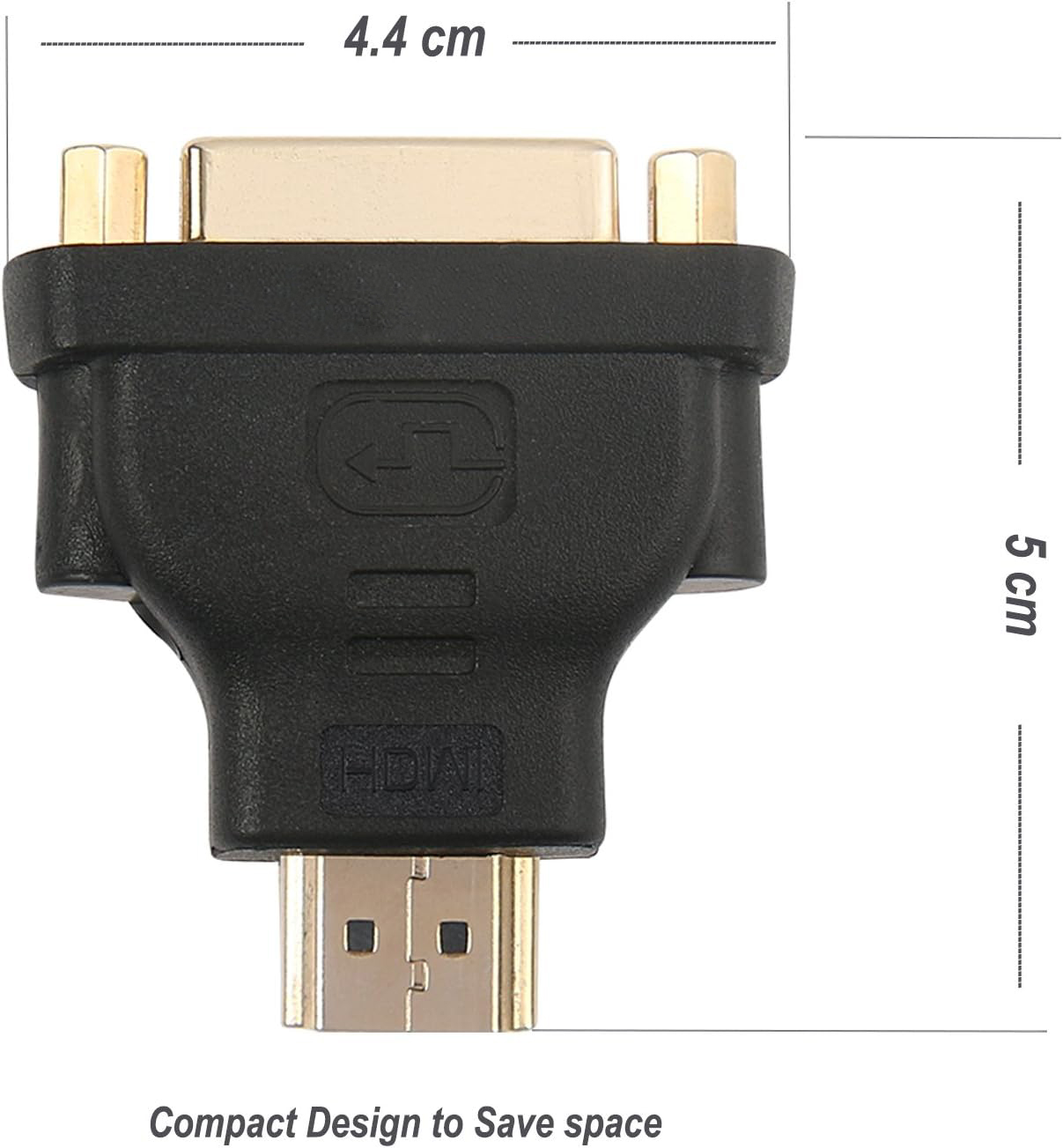 Customize HDMI to DVI Adapter, HDMI to DVI-D DVI Bidirectional Converter Male to Female with Gold-Plated Product Sourcing
