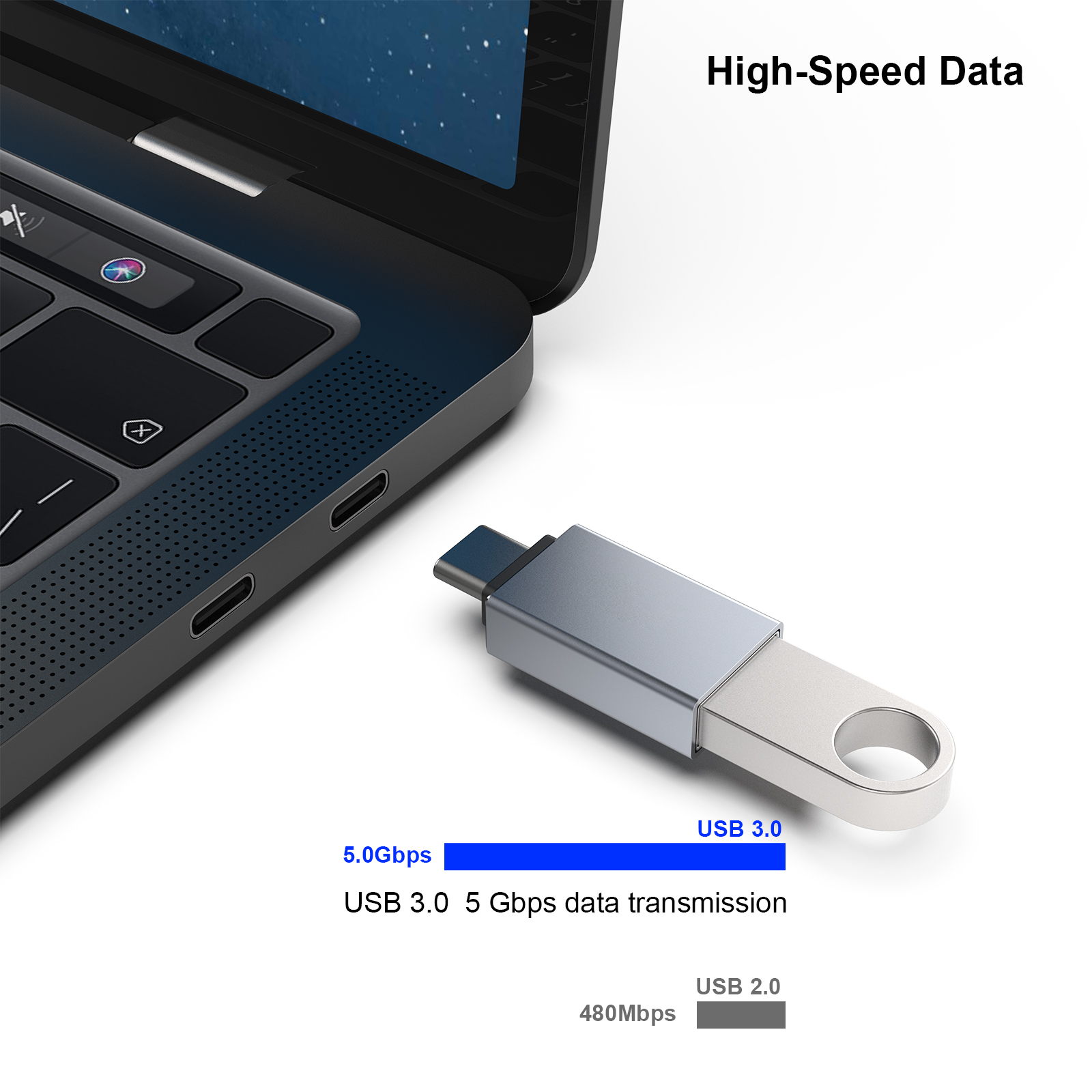 Customize USB C to USB 3.0 Adapter, USB C to A Male to Female Adapter Bulk Manufacturing