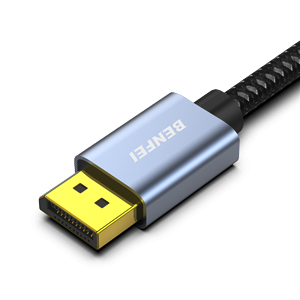 BENFEI 4K@144Hz DisplayPort to DisplayPort 1.4 Cable, 6 Feet, Aluminum Case Nylon Braided Rapid Production Solutions Wholesale