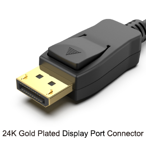 BENFEI DisplayPort to VGA 1.8 Meter Cable, DP DisplayPort to VGA Cable Male to Male Gold-Plated Cord Factory Direct Sales Export