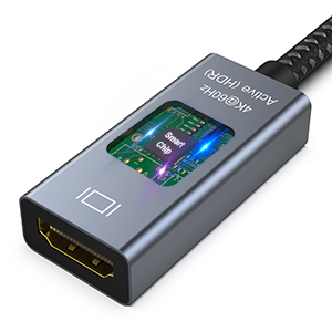 Customize Active DisplayPort to HDMI, DP to HDMI Adapter(4K@60Hz) Male to Female, Space Gray Manufacturing Industry