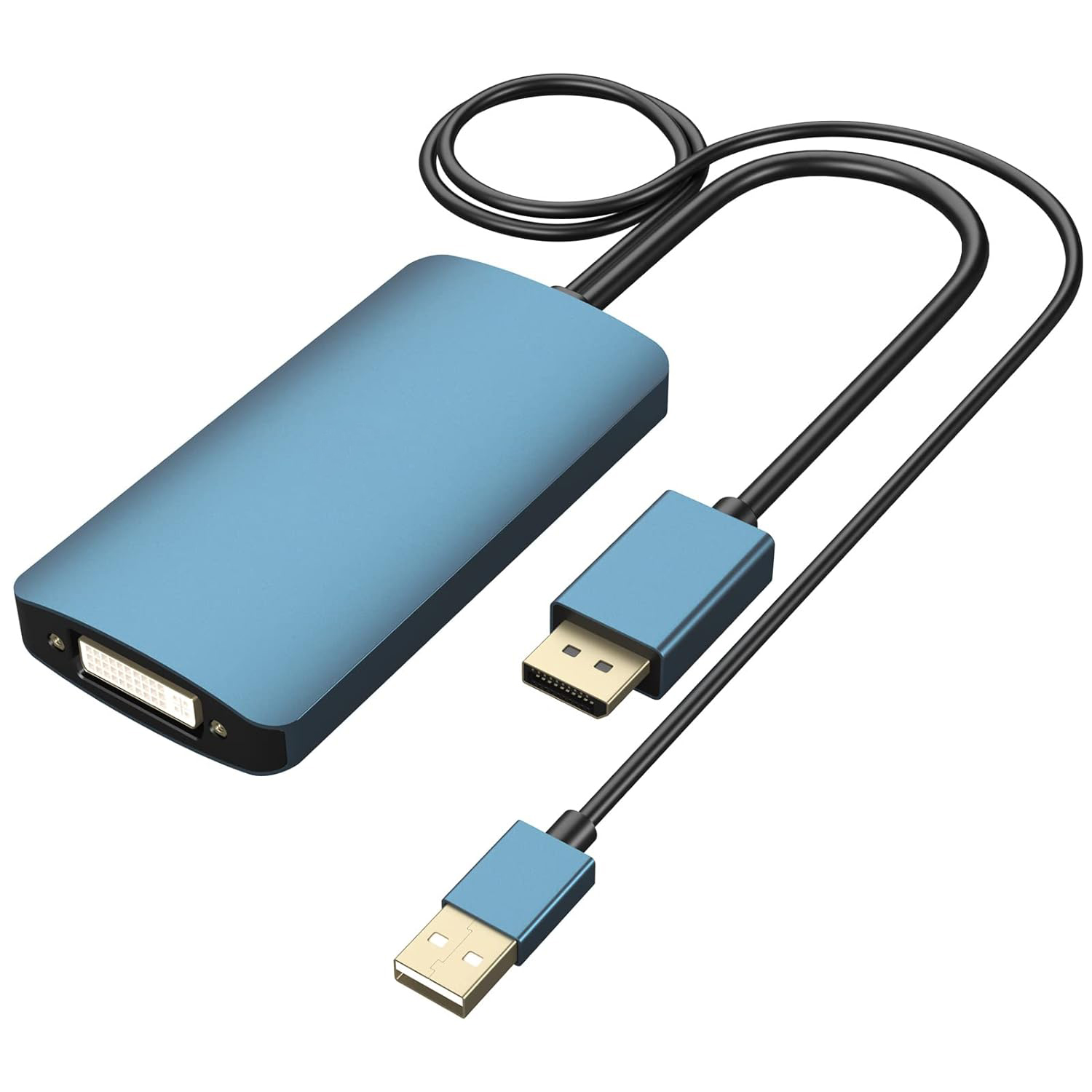 Customize DisplayPort to DVI DVI-D Dual Link Adapter, unidirectional DP Computer to DVI-D Monitor, Supports 2K@60Hz, 1080P@60Hz Wholesale B2B Pricing Custom Solutions