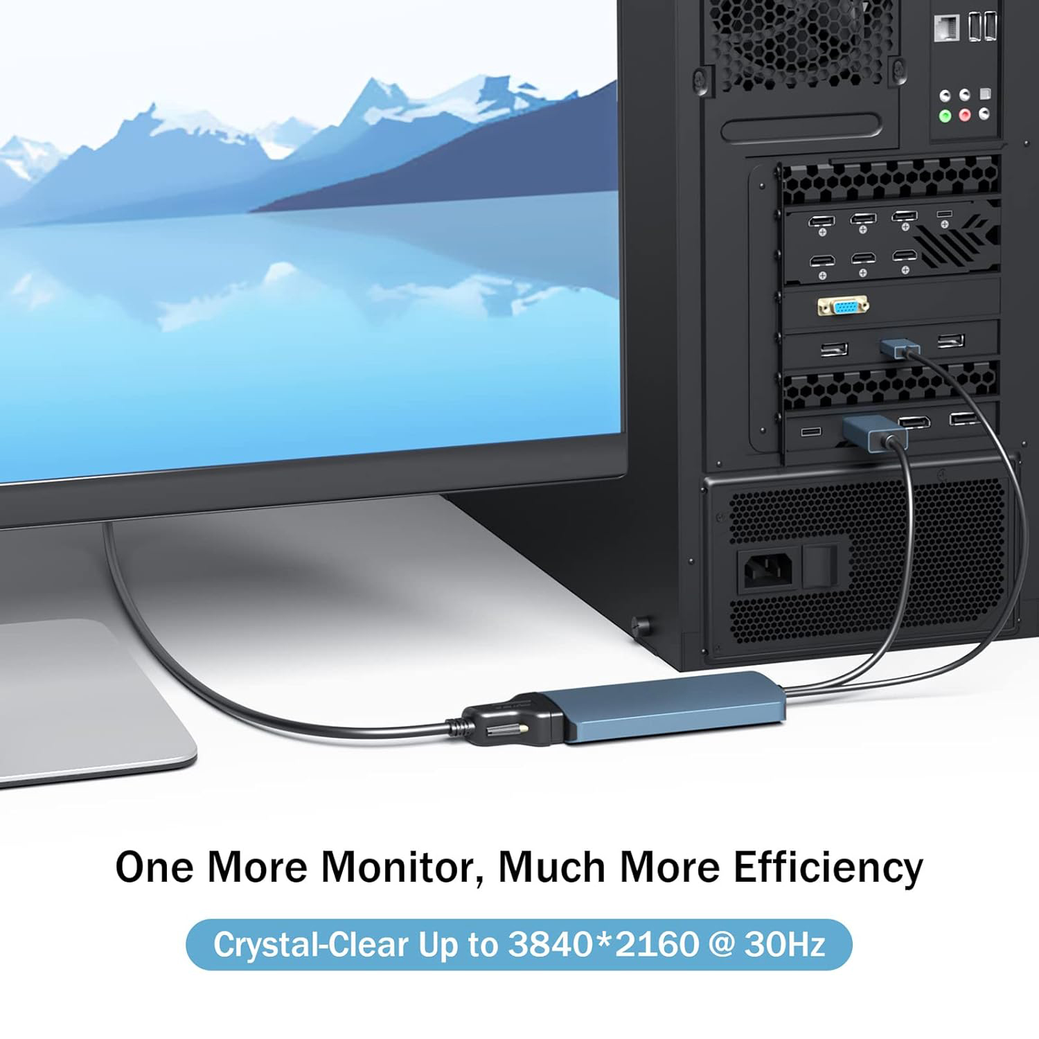 Customize DisplayPort to DVI DVI-D Dual Link Adapter, unidirectional DP Computer to DVI-D Monitor, Supports 2K@60Hz, 1080P@60Hz Wholesale B2B Pricing Custom Solutions