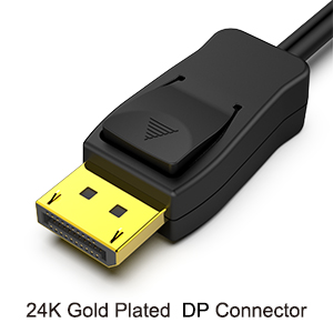 Customize Mini DisplayPort to DisplayPort Cable, Mini DP(Thunderbolt Compatible) to DP 1.8M Cable (Male to Male) 4K@60Hz, Wholesale Factory