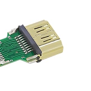 BENFEI HDMI Adapter Male to Female Right Angle 90 Degree-2 Pack Rapid Production Solutions Processing