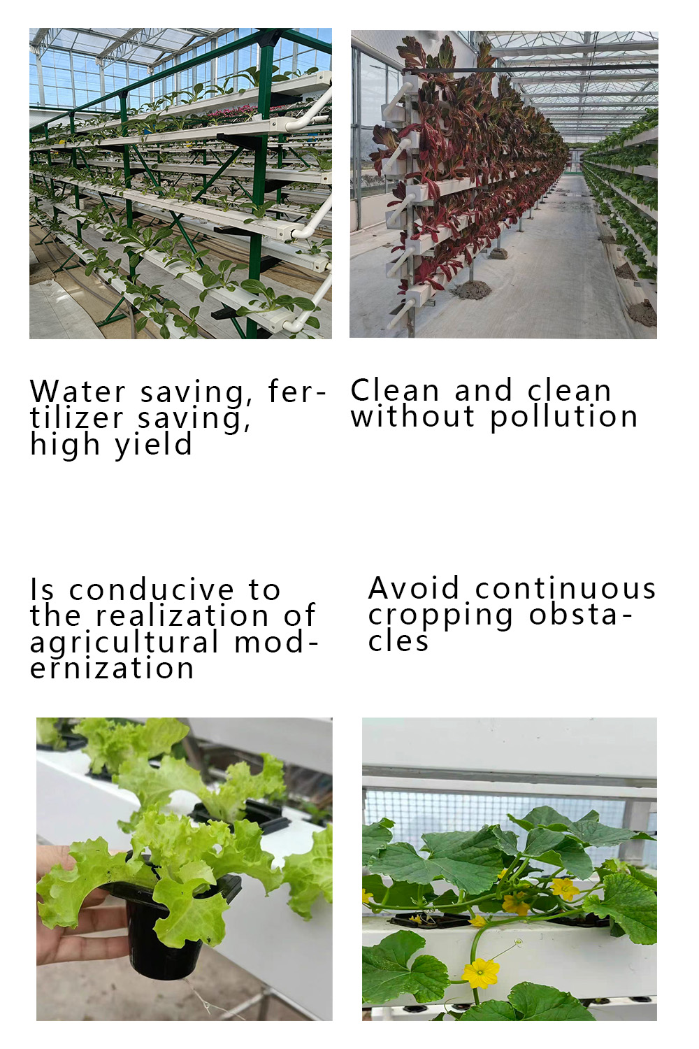 Agriculture Garden FarmingVertical Growing Systems plastic pipe for hydroponic nft pvc channel Hydroponics System Equipment Factory Wholesale Export