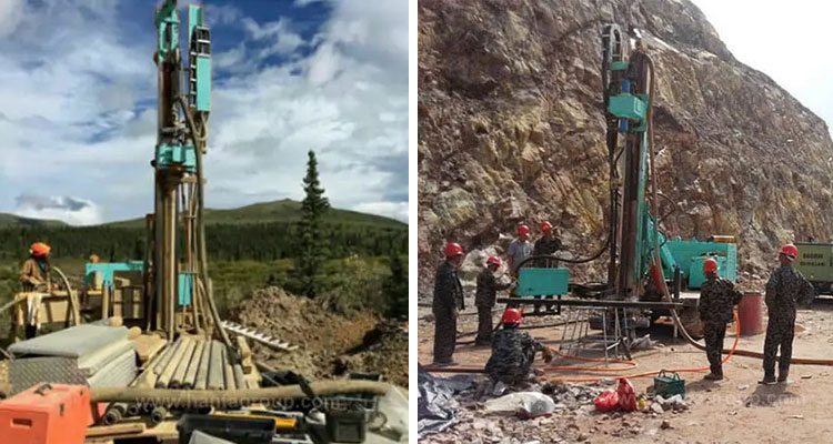 1000 Meters Reverse Circulation Water Drilling Rigs Used For Water Well Drilling For Sale Production Facility Export