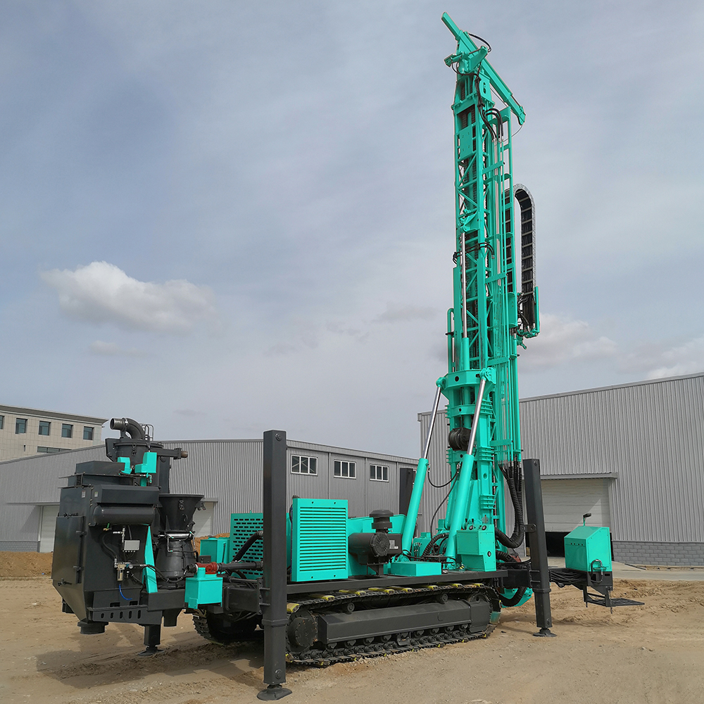 1000 Meters Reverse Circulation Water Drilling Rigs Used For Water Well Drilling For Sale Production Facility Export