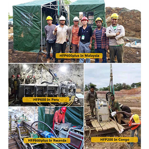 350/600/860m Portable full hydraulic diamond geological soil core drilling rig machines Made in China Factory