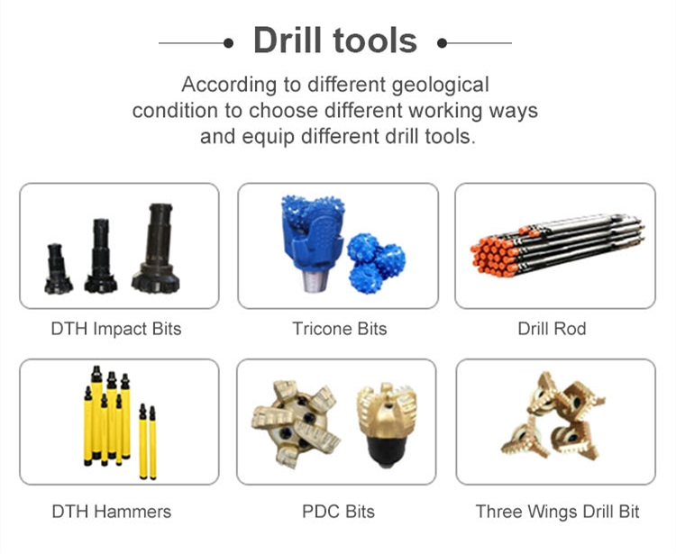 Electric Diamond Exploration Drill Rig Mining Core Water Well 200mm Diamond Drilling Rig For Sale Large-Scale Manufacturing