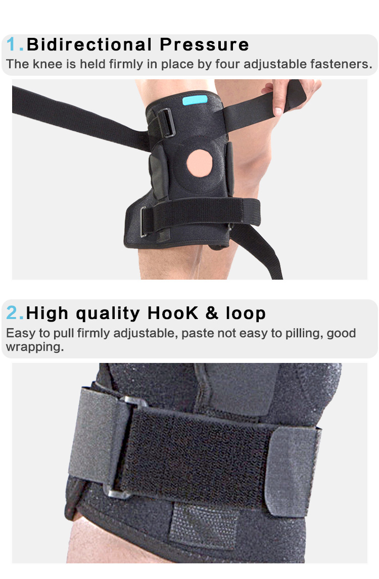 Adjustable Breathable Knee Brace Orthopedic Stabilizer Sports Knee Pads Mass Wholesale Custom Solutions