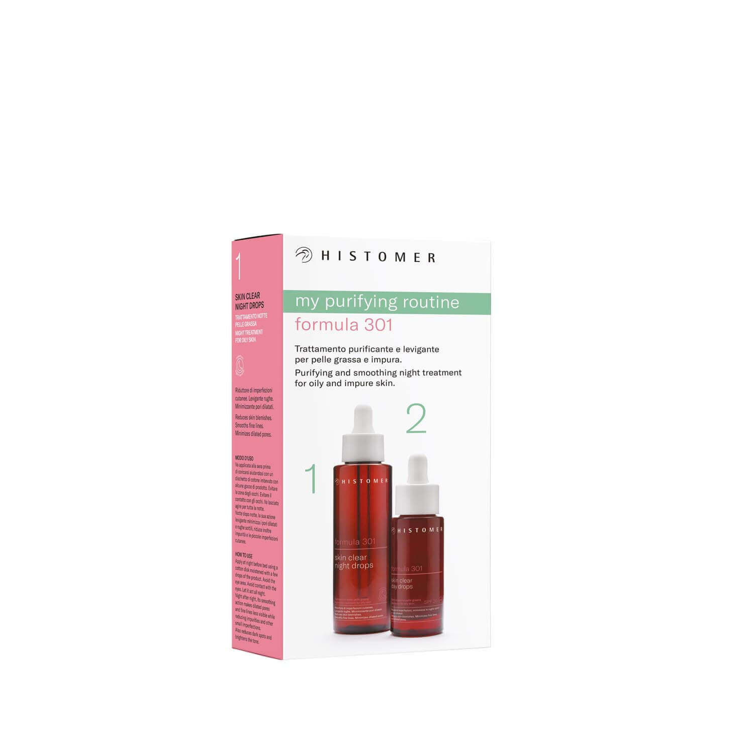 F301 Skin Clear Day & Night Drops Kit (2 products)