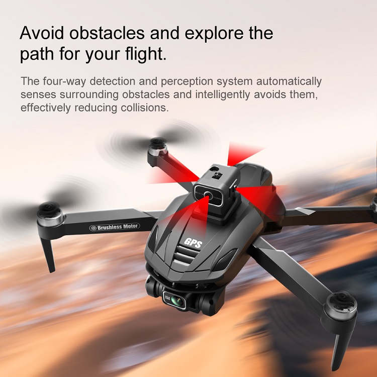 V168 Drone 8K 720P 5G GPS Professional HD Aerial Photography Dual Camera Omnidirectional Obstacle Avoidance Drones Fpv