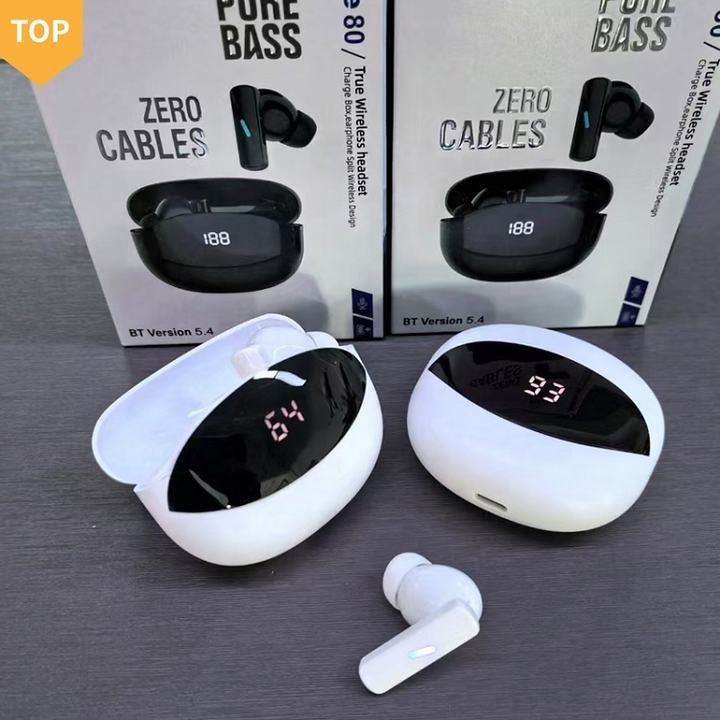 ANC ENC New Mate80 TWS Earphones HIFI Stereo Earphones TWS Earbuds Mate 80 Sports True Wireless Ear Buds China Wholesale Factory Outlet