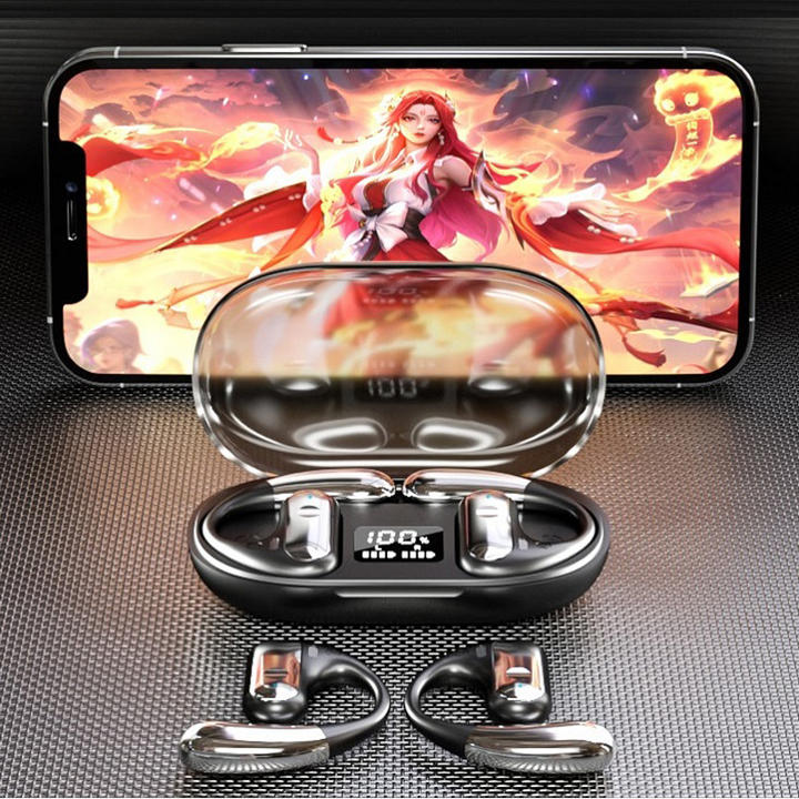 BT5.3 IPX5 Open-ear Wireless BT Earbuds Wireless Earphone Comfortable Earphone Earbuds Factory Direct Sales
