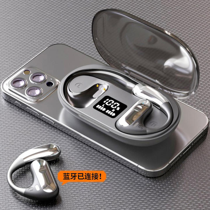 BT5.3 IPX5 Open-ear Wireless BT Earbuds Wireless Earphone Comfortable Earphone Earbuds Factory Direct Sales