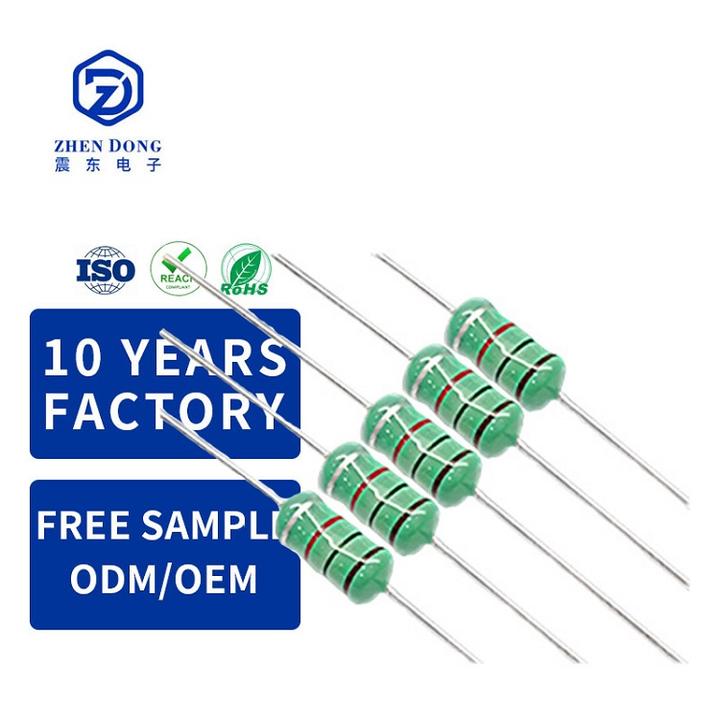 Cheap 1W Axial Inductor 0510 2.2uh 1mh 2.2mh 3.3mh 4.7mh 10mh High Frequency Axial inductor Affordable Factory Pricing Partners