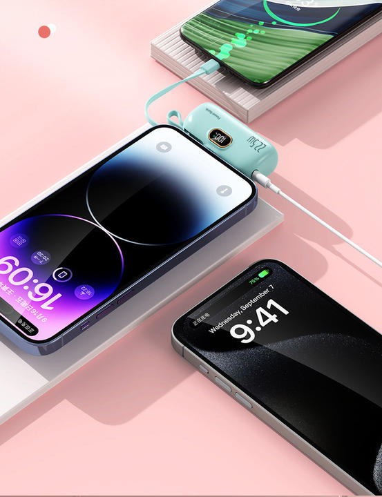 Cheap Power Bank For iPhone Android Mini 5000mAh Travel Portable Charger Business Portable Magnetic Power Banks Discount Wholesale Production