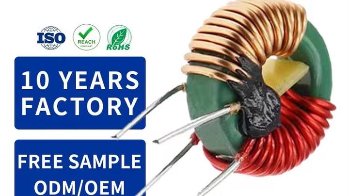 Custom Made Chock 18107 1mh 2mh 22mh Common Mode Inductor Magnetic Ring Inductance Ring Inductor Filtering EMC Coil Inductors Factory Wholesale Trade