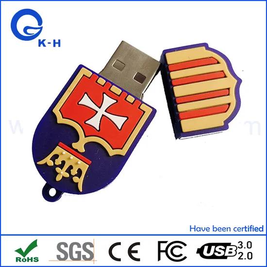 Custom Silicone PVC USB 2.0 Stick 16GB 8GB 4GB