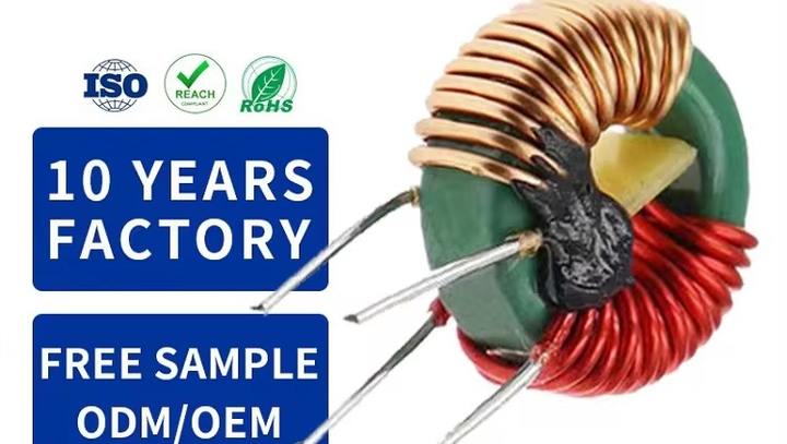 Customized Custom Mode Inductor 1065 3.3mh 10*6*5  Wirewound Toroid Inductor For Motherboards Factory Wholesale Factory
