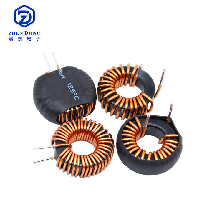 Factory Custom Made Inductor 040125 47uh 0.6mm Wire Diameter Toroidal Coil Kool Mu Winding Magnetic Ring Inductor OEM Wholesale Outlet