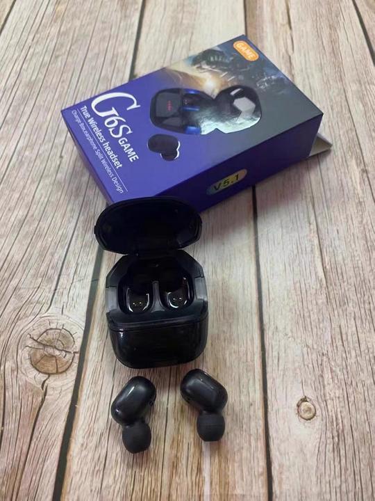Factory Wireless G6s In-Ear Earbuds & Headphones Non-noise Cancelling TWS With Low Delay Mic Gaming Headset Wholesale Trade Supplier