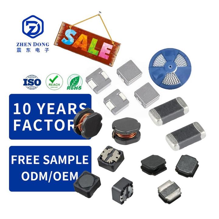 Ferrite Core Inductor Shielded Power Custom Copper Inductor Coil Audio High Power RF Chip SMD Inductor Factory Pricing Supply