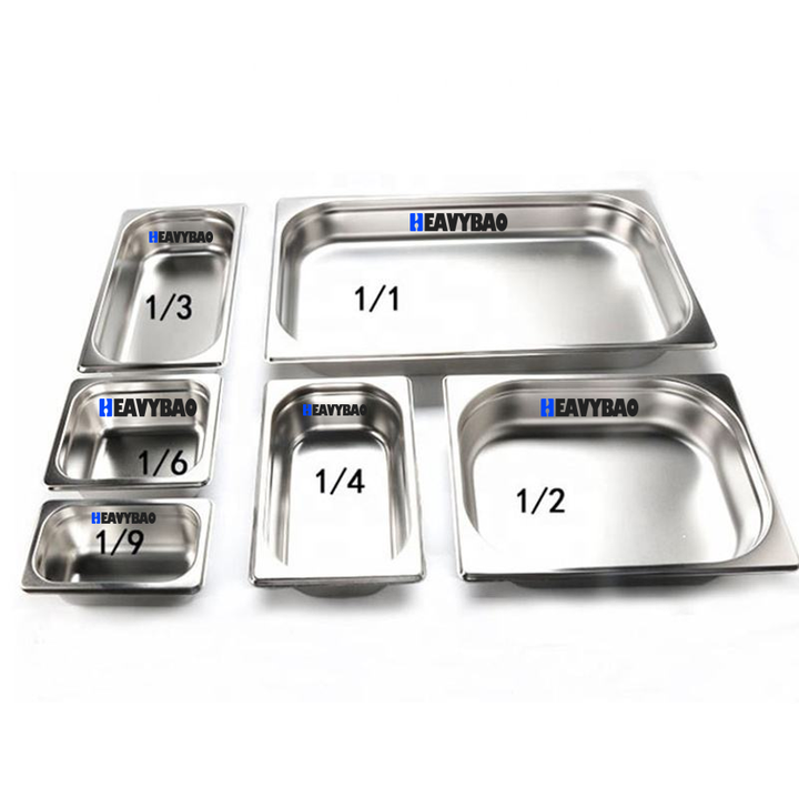 Heavybao Factory Wholesale Superior Quality Stainless Steel Perforated GN Pans Gastronorm Pan Manufacturing Solutions
