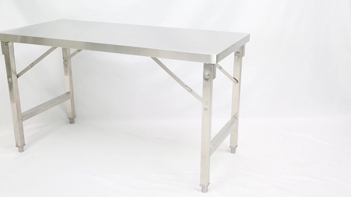 Heavybao Foldable Space Saving Stainless Steel Work Table without backsplash Bulk Supply