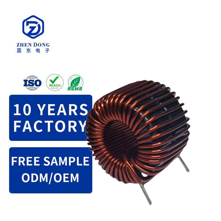 High Performance High Power Copper Coil Sendust Core S40060 47uh 10A Magnetic Toroidal Inductor Export Manufacturing Efficiency