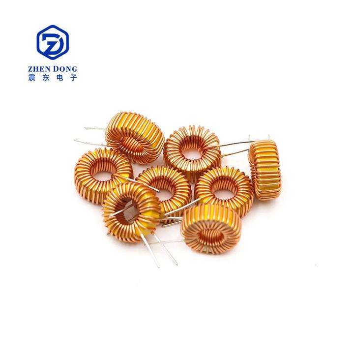Iron Core Toroidal Inductor 8026 Magnetic Iron Powder Core Power Annular Choke Coil Yellow Toroid Magnetic Ring Inductor China Exporter Custom Solutions