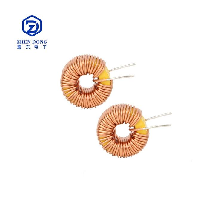 Iron Core Toroidal Inductor 8026 Magnetic Iron Powder Core Power Annular Choke Coil Yellow Toroid Magnetic Ring Inductor China Exporter Custom Solutions