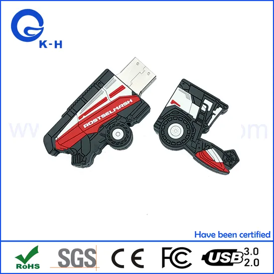 Manufacturer PVC Rubber Custom USB Flash Disk 8GB 16GB