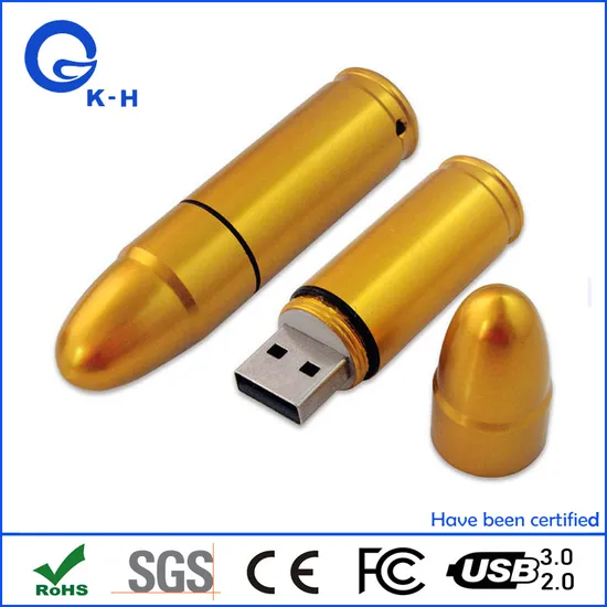 Metal Bullet USB Flash Disk 2 GB 4GB 8GB