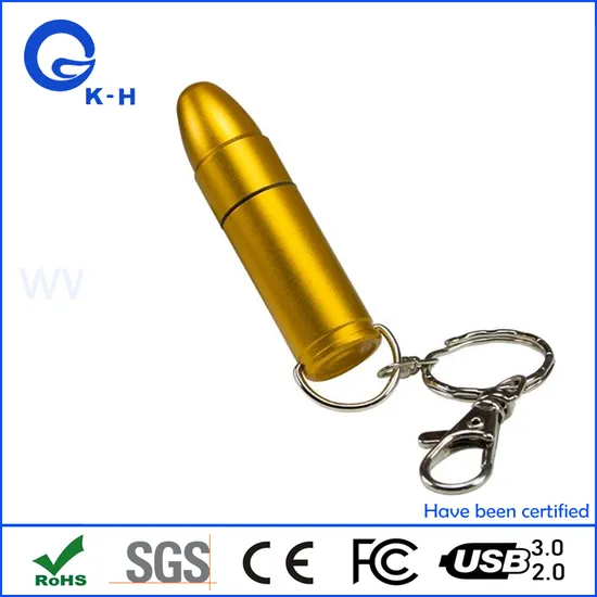 Metal Bullet USB Flash Disk 2 GB 4GB 8GB