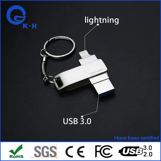 Metal OTG Flash Memory USB for iPhone