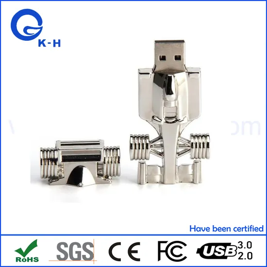 Metal Reacing Car USB 64GB 128GB 512GB