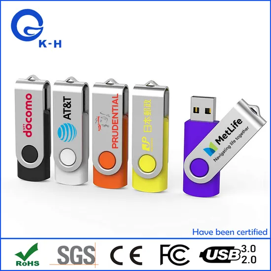 Metal Swivel Flash Drive Key 16GB 32GB 64GB 128GB