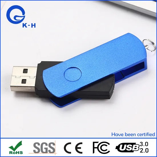 Metal Swivel USB Flash Driver 16GB 32GB 64GB 128GB