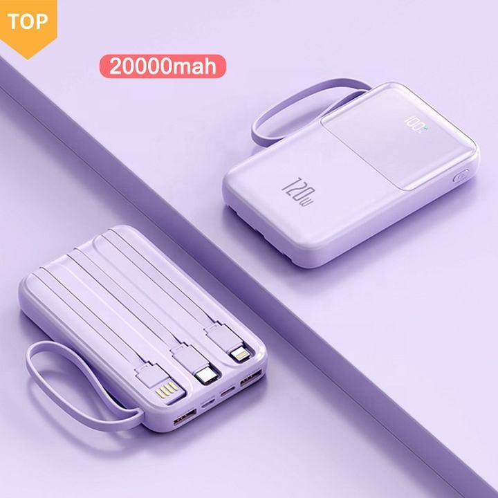 Mobile Power Bank 20000mah Type C Micro Phone Interface Promotional Gift Power Bank 10000 mah Phone Power Bank Wholesale Supplier
