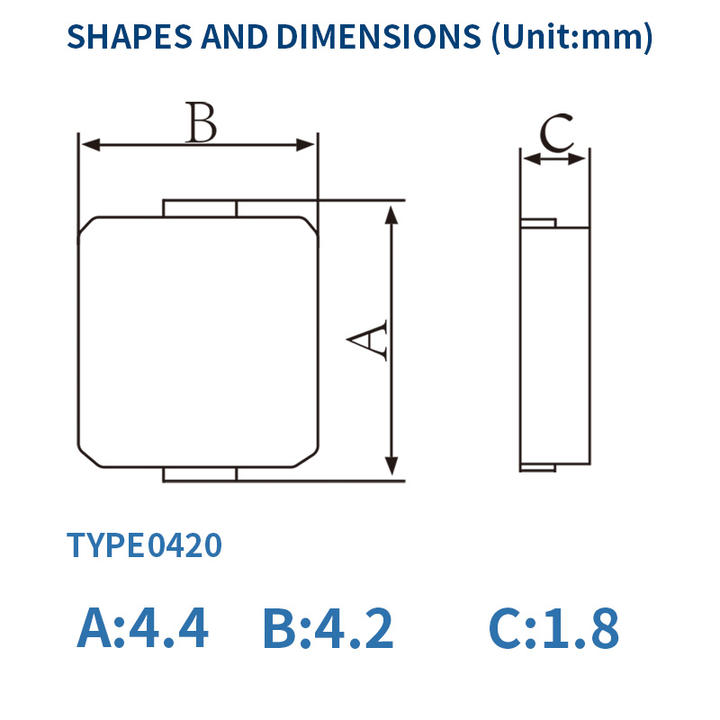 Molded Surface Mount Inductors 0402 4.4*4.2*1.8mm 0.1uh 0.22uh 0.68uh Molding Shielded Power Inductor With CE RoHS Private Label Manufacturing Innovation