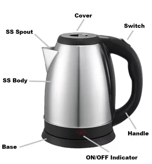 New Style Design Home Appliances Stainless Steel Electric Kettle